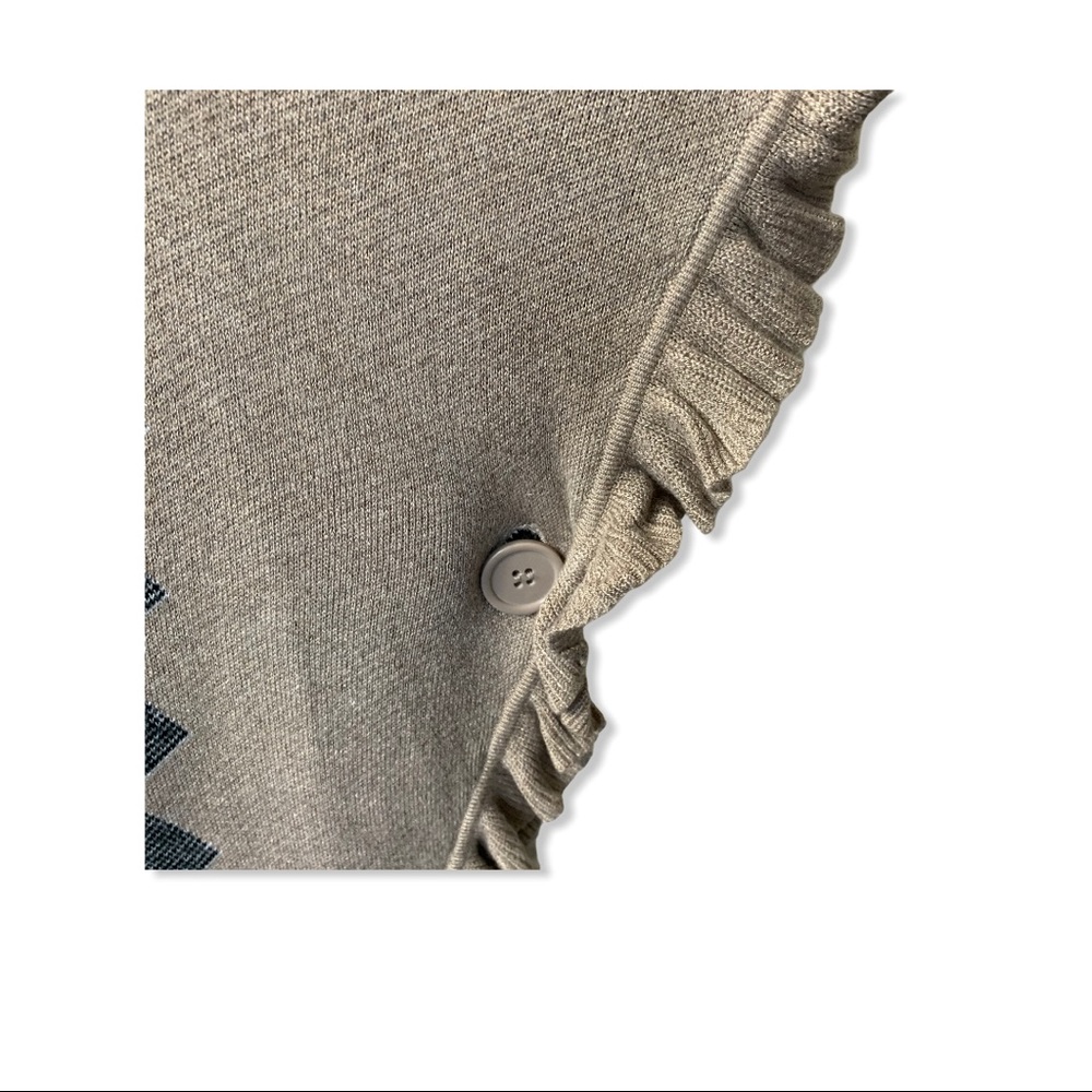 Joseph  A. Cawl Collar Ponchó Button… - Picture 6 of 9